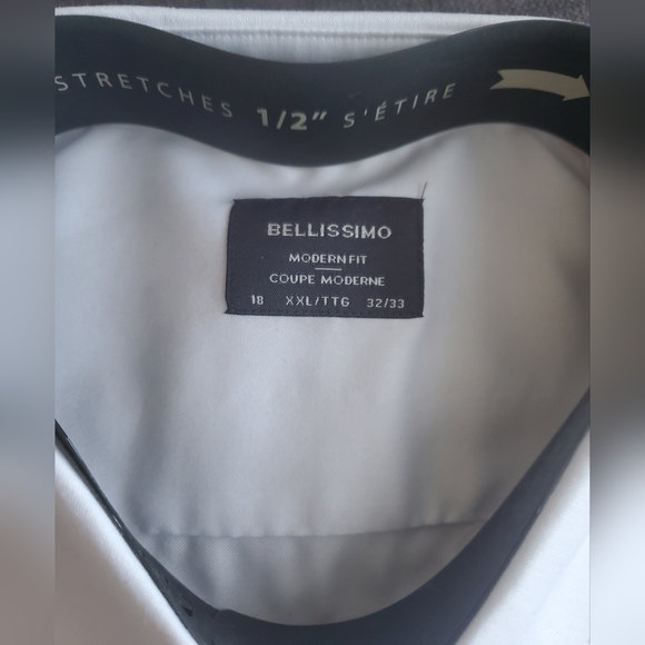 Bellisimo | NWT white dress shirt XXL - Picture 3 of 6